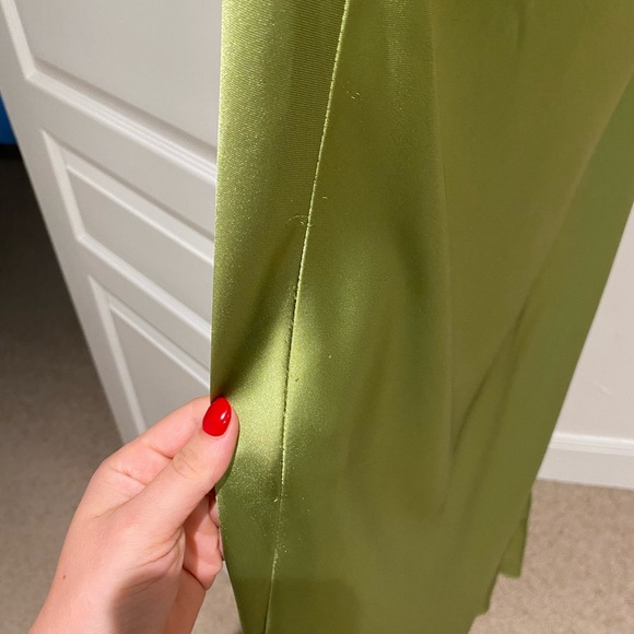 Zara SATIN DRESS WITH SPAGHETTI STRAPS - Picture 6 of 7